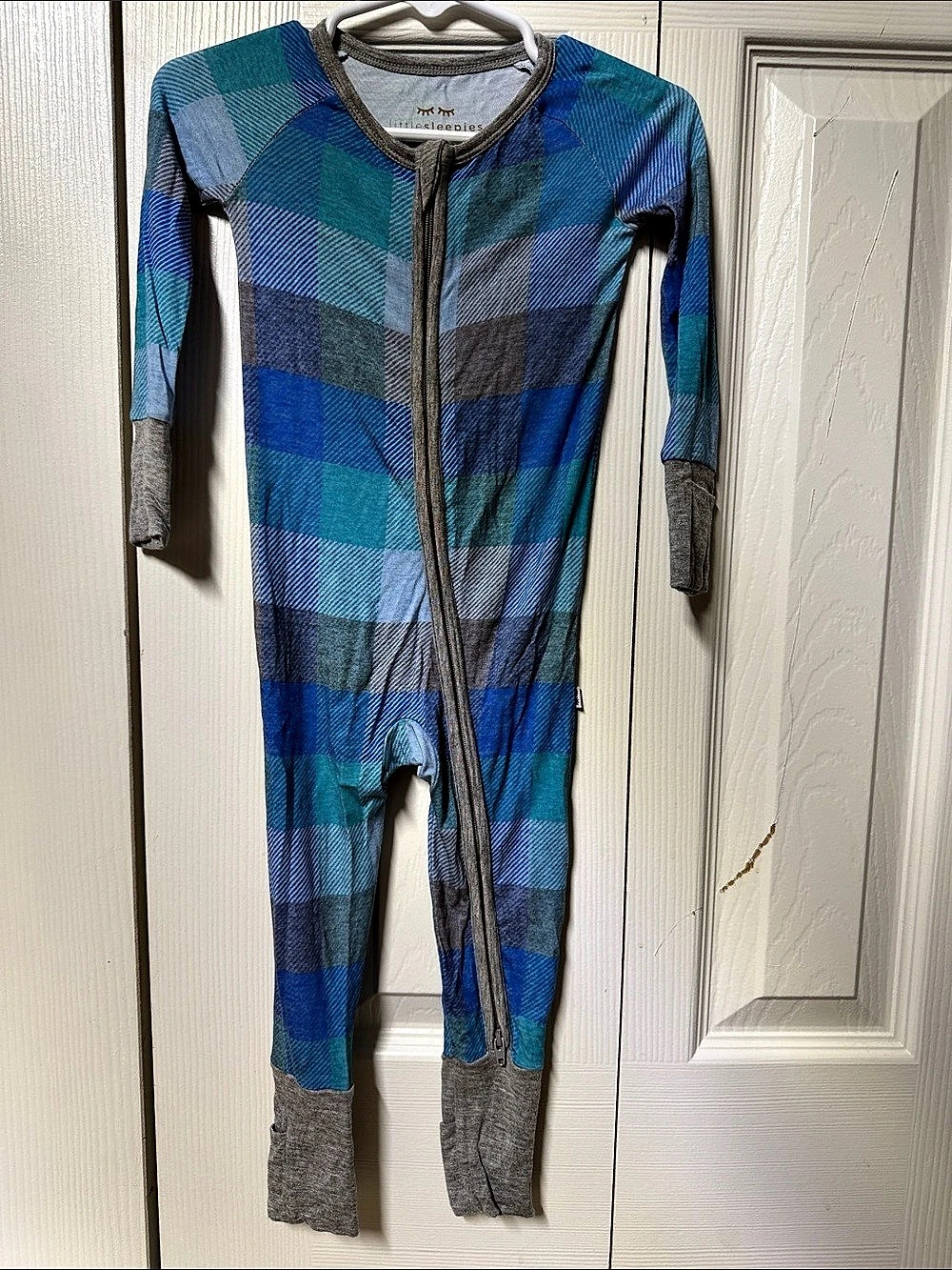 Little Sleepies Artic Plaid 6-12m